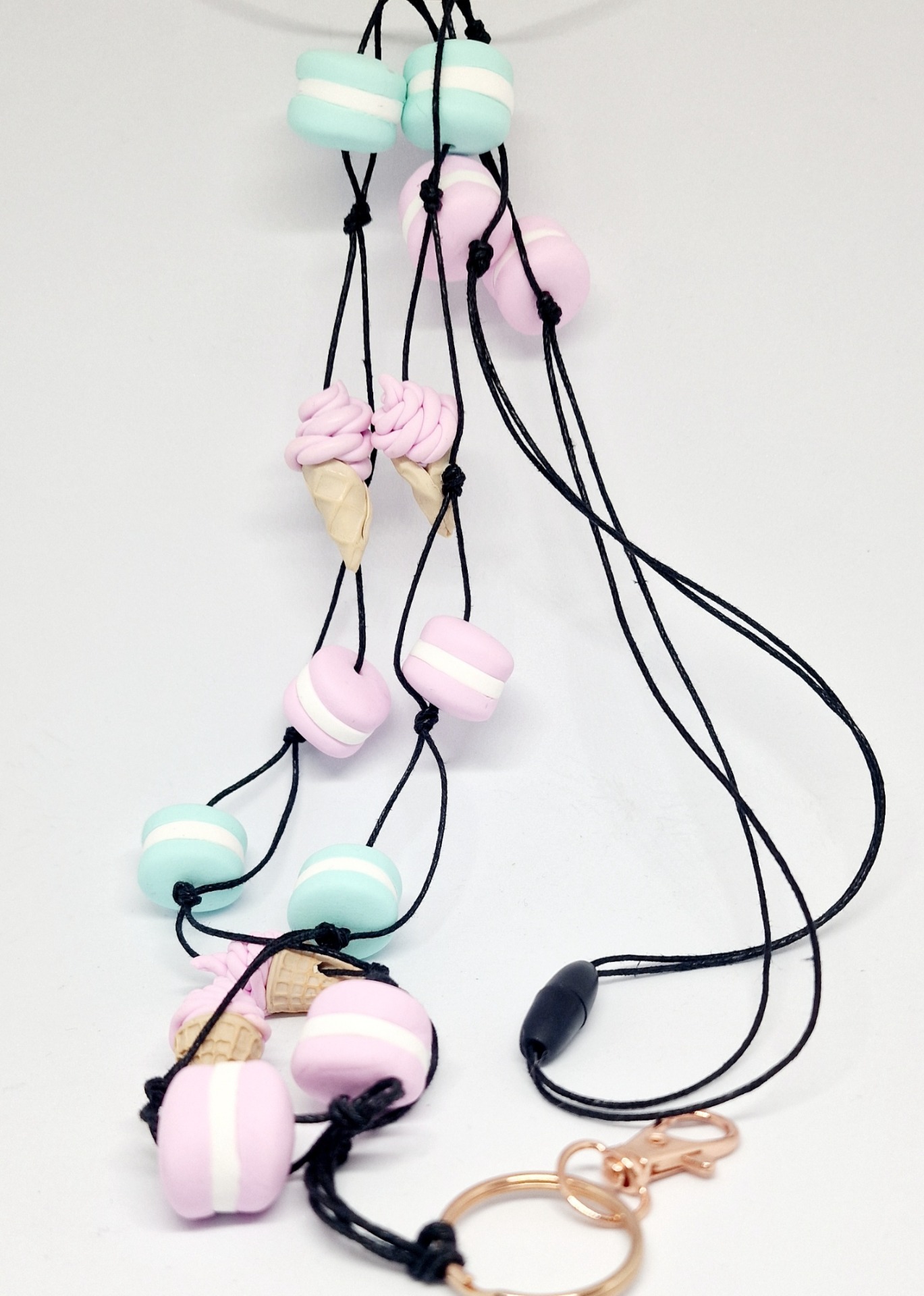 Macarons-jäätelö avainnauha